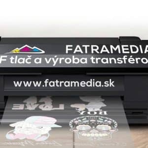 DTF výroba transférov a tlač FatraMedia Ružomberok reklamná agentúra