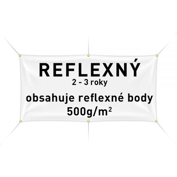 Reflexný reklamný banner | tlač reklamný banner a plachty | FatraMedia Ružomberok