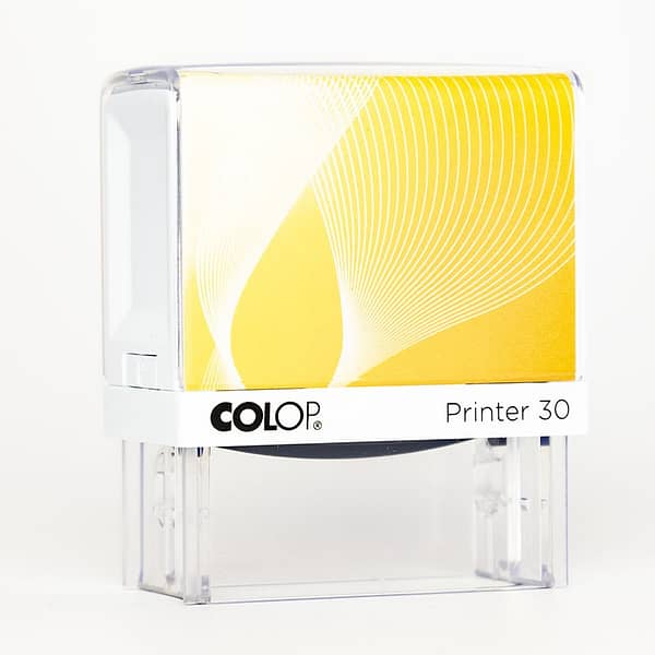 Pečiatka COLOP printer 30 žltá biela FatraMedia