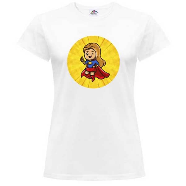 tričko s potlačou super girl FatraMedia Ružomberok