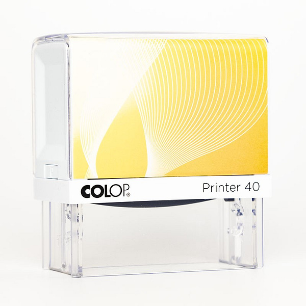 Pečiatka COLOP printer 40 žltá biela FatraMedia