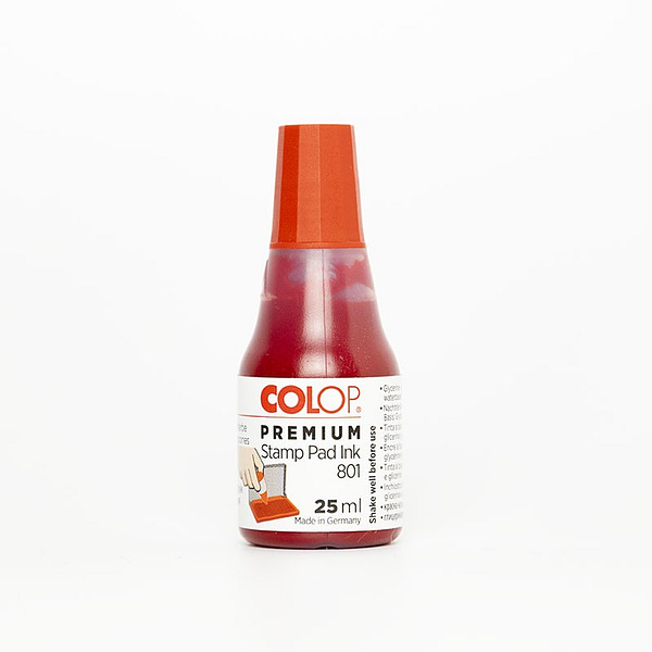 Pečiatková farba Colop Premium 801 červená 25ml FatraMedia Ružomberok
