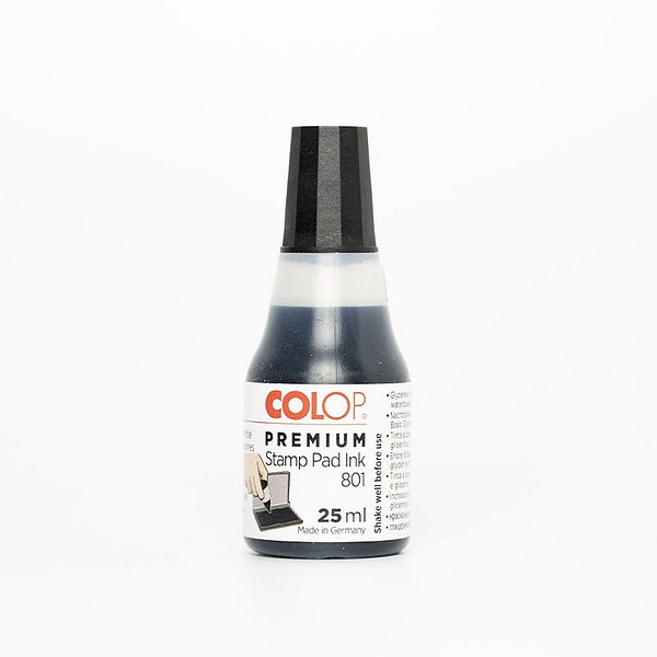 Pečiatková farba Colop Premium 801 čierna 25ml FatraMedia Ružomberok